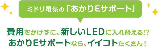 ミドリ電気のあかりEサポート